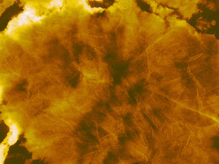 Onyx Abstract Art Backgrounds. Ochre Spray Stain.