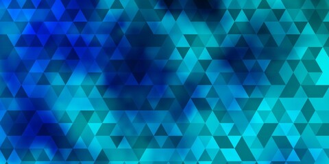 Fototapeta na wymiar Light BLUE vector pattern with polygonal style.
