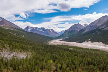 landscape with mountains