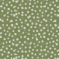 Tiny Floral Field Pattern