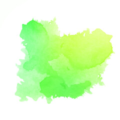 Fototapeta na wymiar watercolor green background hand paint splash art pattern illustration background vector