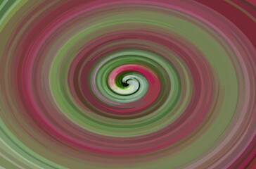 Vector illustration of multicolor twirl
