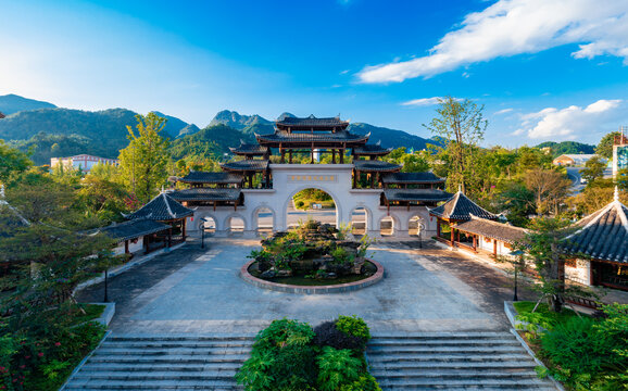 Mengliu Town, xiaoqikong scenic spot, Libo County, Guizhou Province, China