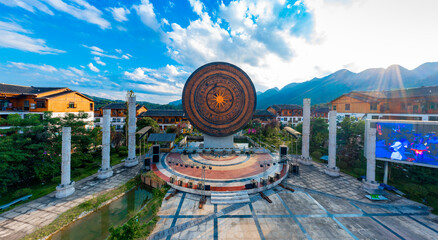 Mengliu Town, xiaoqikong scenic spot, Libo County, Guizhou Province, China