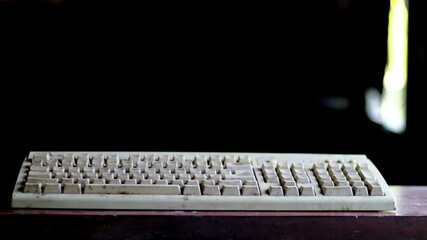 old computer keyboard