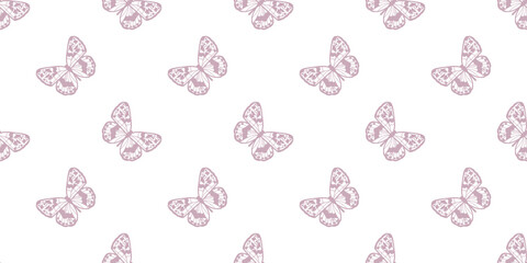 Butterfly seamless repeat pattern background