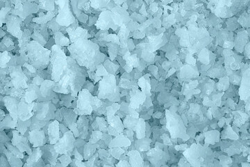 Light blue Sea salt texture close up. SPA or body careconcept