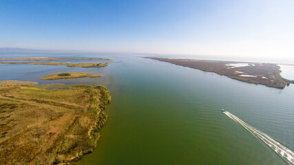 aerial views of the ebro river