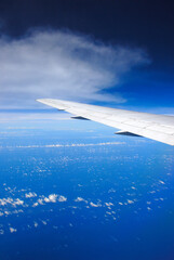 天空の翼　ジェット機からの風景