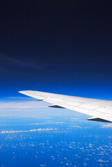天空の翼　ジェット機からの風景
