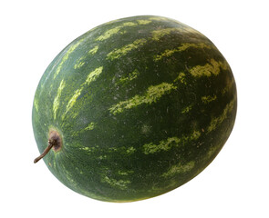 watermelon isolated on white background. Watermelon Clipping Path