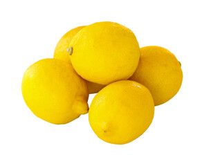 Lemon isolated on white background. Lemon Clipping Path