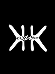 K Letter Logo concept. Creative Minimal emblem, . Ikon elegan universal