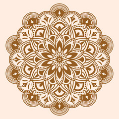 floral ornament Pattern Vector Mandala Vintage decorative illustration. Islam, Arabic, Indian, turkish, pakistan, chinese, ottoman motifs