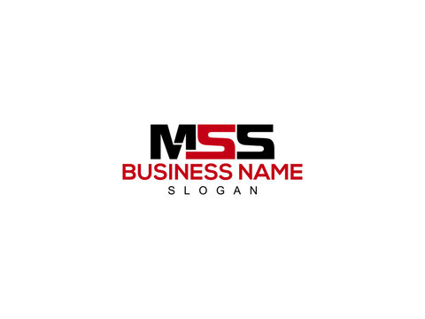 Letter MSS Logo Icon Vector Image Design For Company or Business