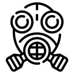 mask outline icon