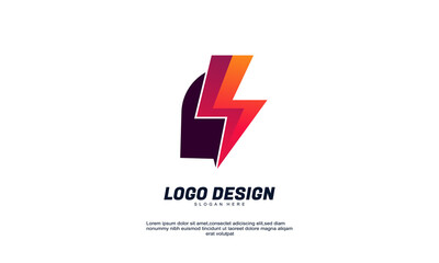 awesome illustrator vector flash modern company design logo element with template best for identity and logotypes