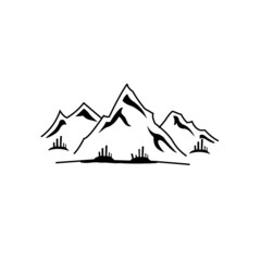 Mountains logo design vector templates 