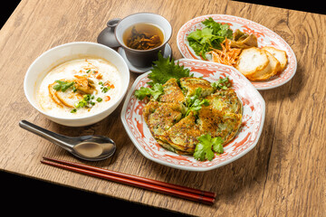 薬膳粥　Chinese medicinal food Taiwanese porridge 