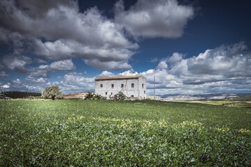 Beautiful Sicilian Landscape, Caltanissetta, Sicily, Italy, Europe