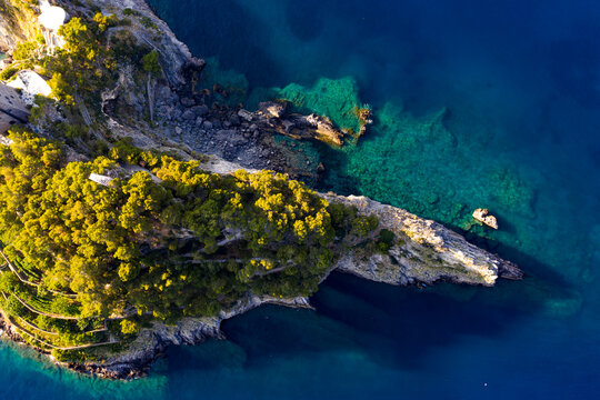Promontorio dell'isola "Li Galli" di positano