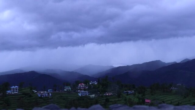 clouds over the mountains,
you see how rain comes to you in every seconds.