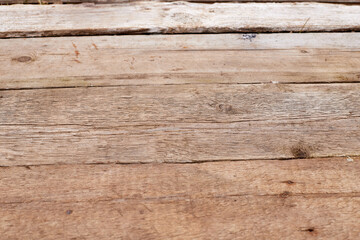 Old brown board for background or texture. Wooden background with nice horizontal board
