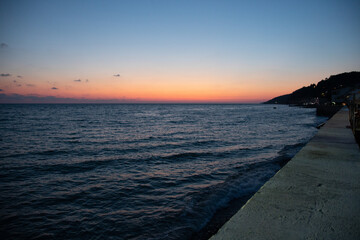 Fototapeta premium sunset on the beach