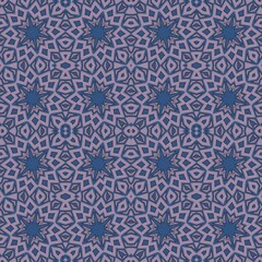 blue-pink seamless floral pattern