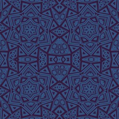 blue-purple seamless geometric pattern