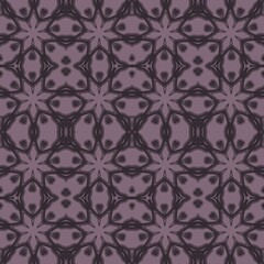 dark seamless floral pattern on a lilac background