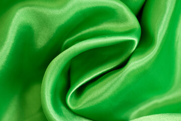 texture of beautiful silk fabric close-up
