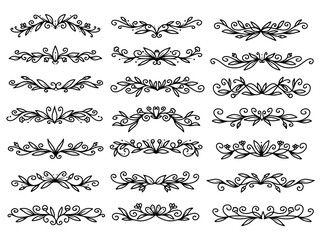 Flowers Ornamental Frames. ornamental floral line art. black and white ornamental flowers