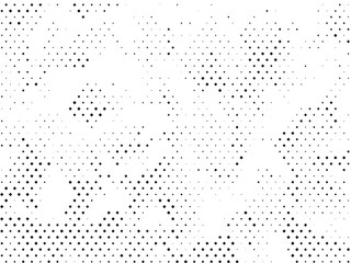 Geometric pattern with small and large rhombuses. Design element for web banners, posters, cards, wallpapers, backdrops. Black and white color Vector illustration