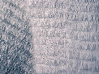 Closeup of tissue paper