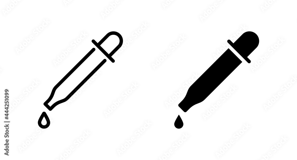 Poster dropper icon vector for web, computer and mobile app