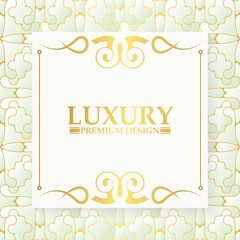 luxury white ornament pattern cover