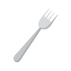 A fork made of cutlery for use in clipart, web design or menus