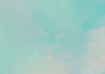 緑の幻想的なキラキラ水彩テクスチャ背景
