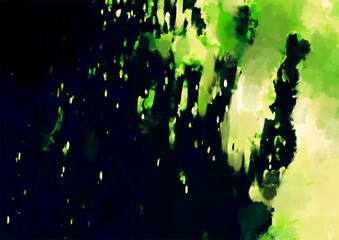緑の幻想的なキラキラ宝石テクスチャ背景