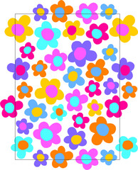 background with flowers