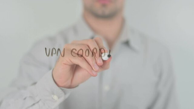 VPN Coordinator, Writing on Transparent Glass