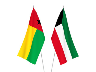 Kuwait and Republic of Guinea Bissau flags