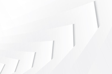 Abstract geometric white and gray color background. Vector illustration.	