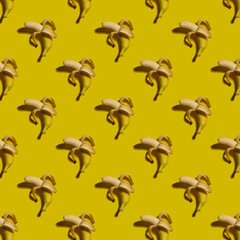 Colorful seamless bananas pattern