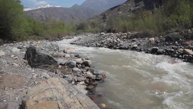 River rapids in Alamut valley