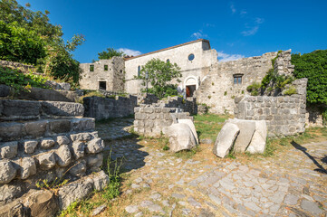 View of the street in Stari Bar (the Old Town of Bar)
