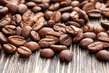 coffee beans for the production of delicious coffee
