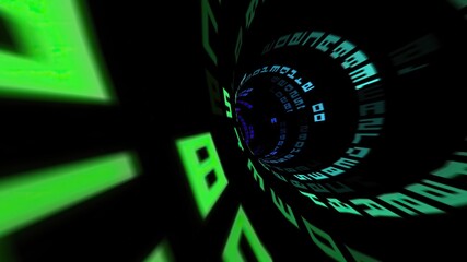 Driving through the binary data tunnel