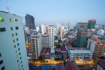 Naklejka premium Cityscape morning